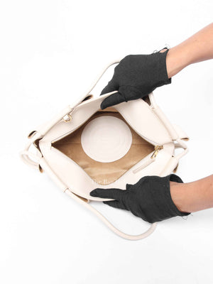 Loewe Ivory Leather Paseo Small Bag
