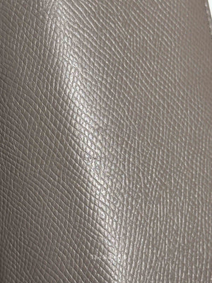 Celine Gray Leather Long Snap Wallet