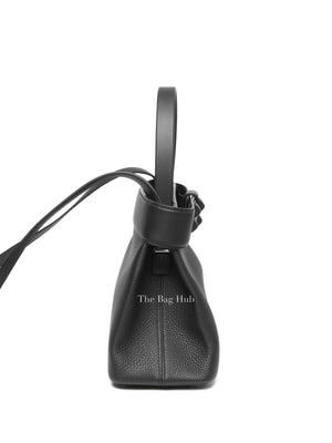 Hermes Black Togo Calfskin Medor Bag