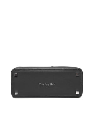 Hermes Black Togo Calfskin Medor Bag