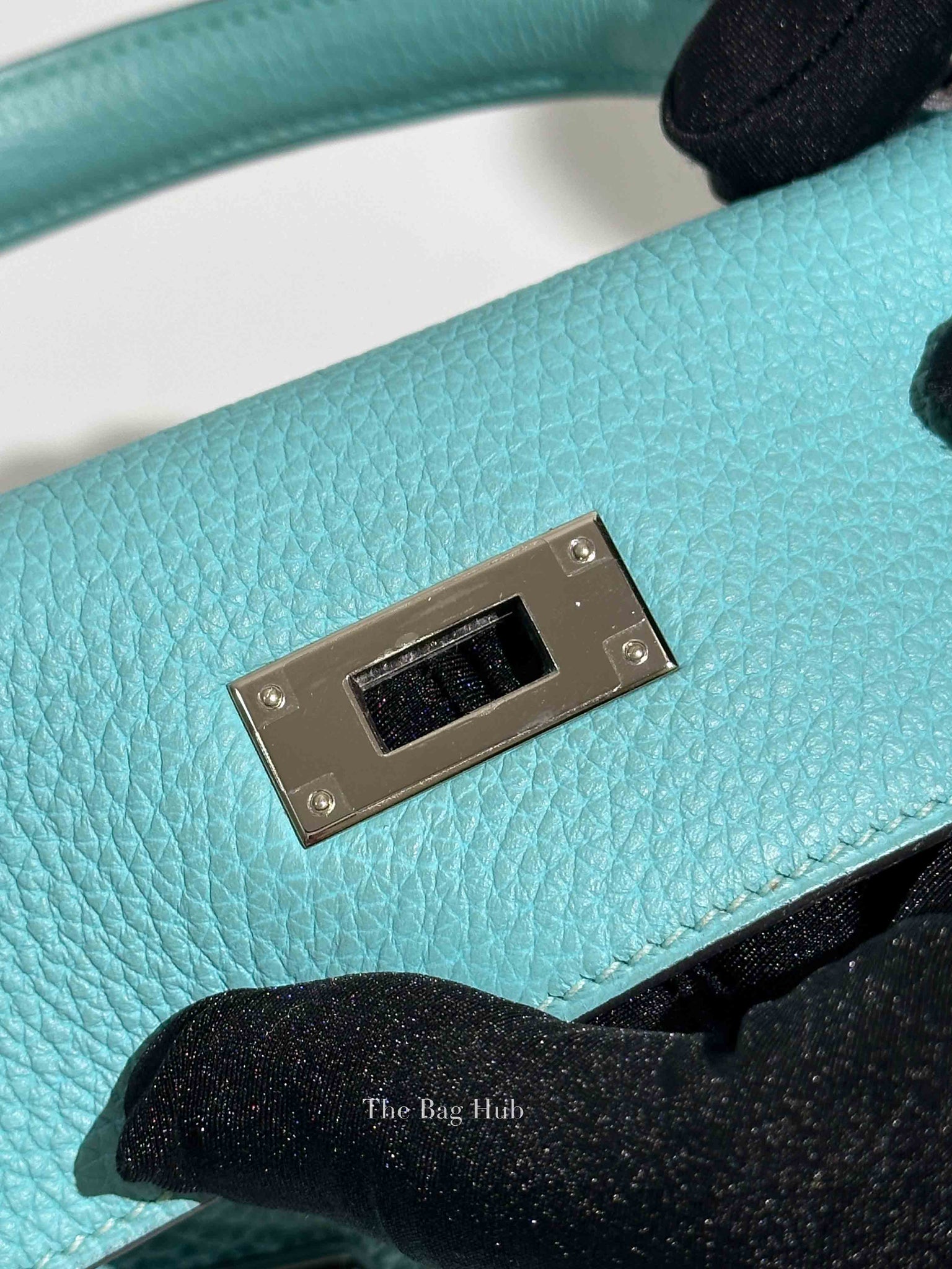 Hermes Tiffany Blue (Blue Atoll) Togo Kelly 28 Handbag PHW
