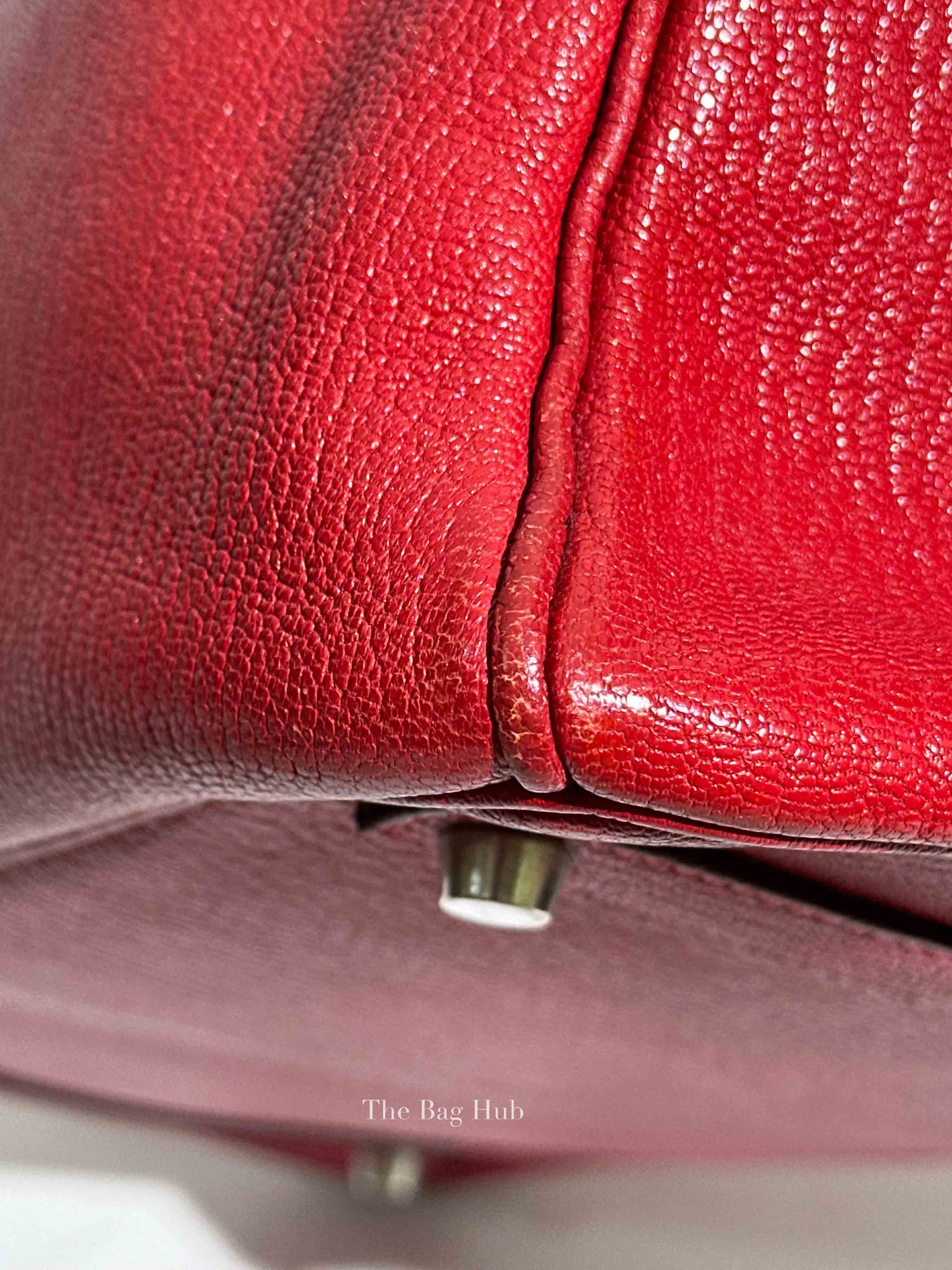 Hermes Rubis Leather Birkin 35 Bag