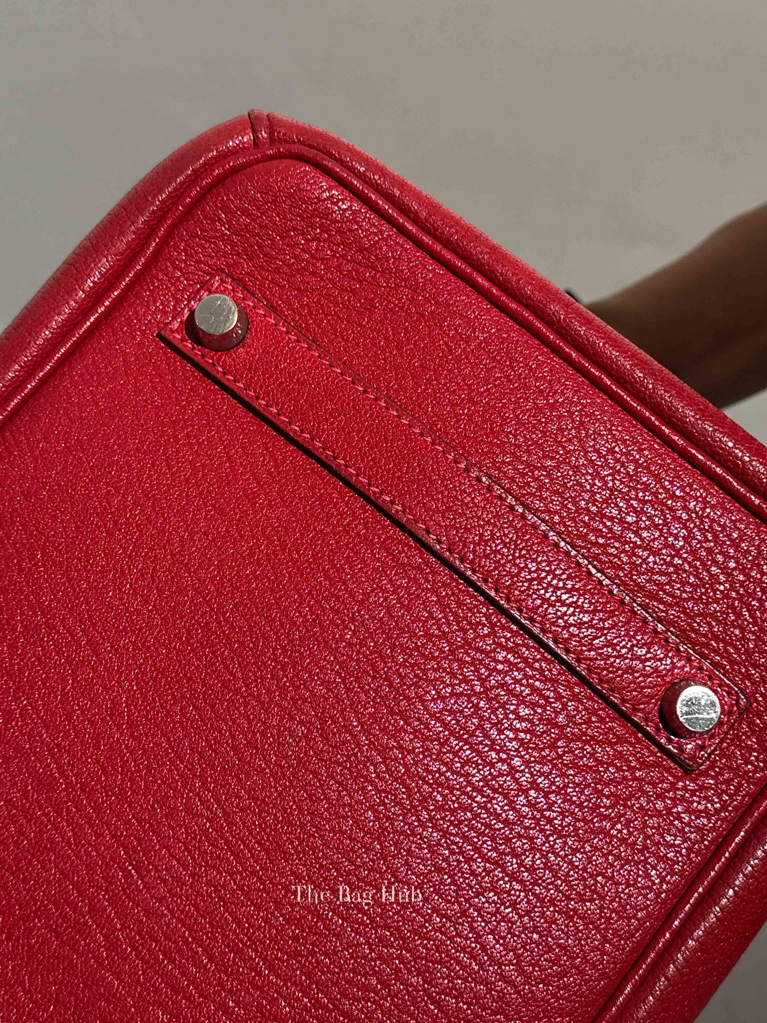 Hermes Rubis Leather Birkin 35 Bag