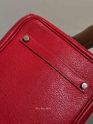 Hermes Rubis Leather Birkin 35 Bag
