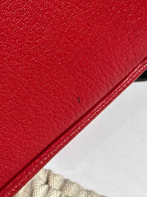Hermes Rubis Leather Birkin 35 Bag