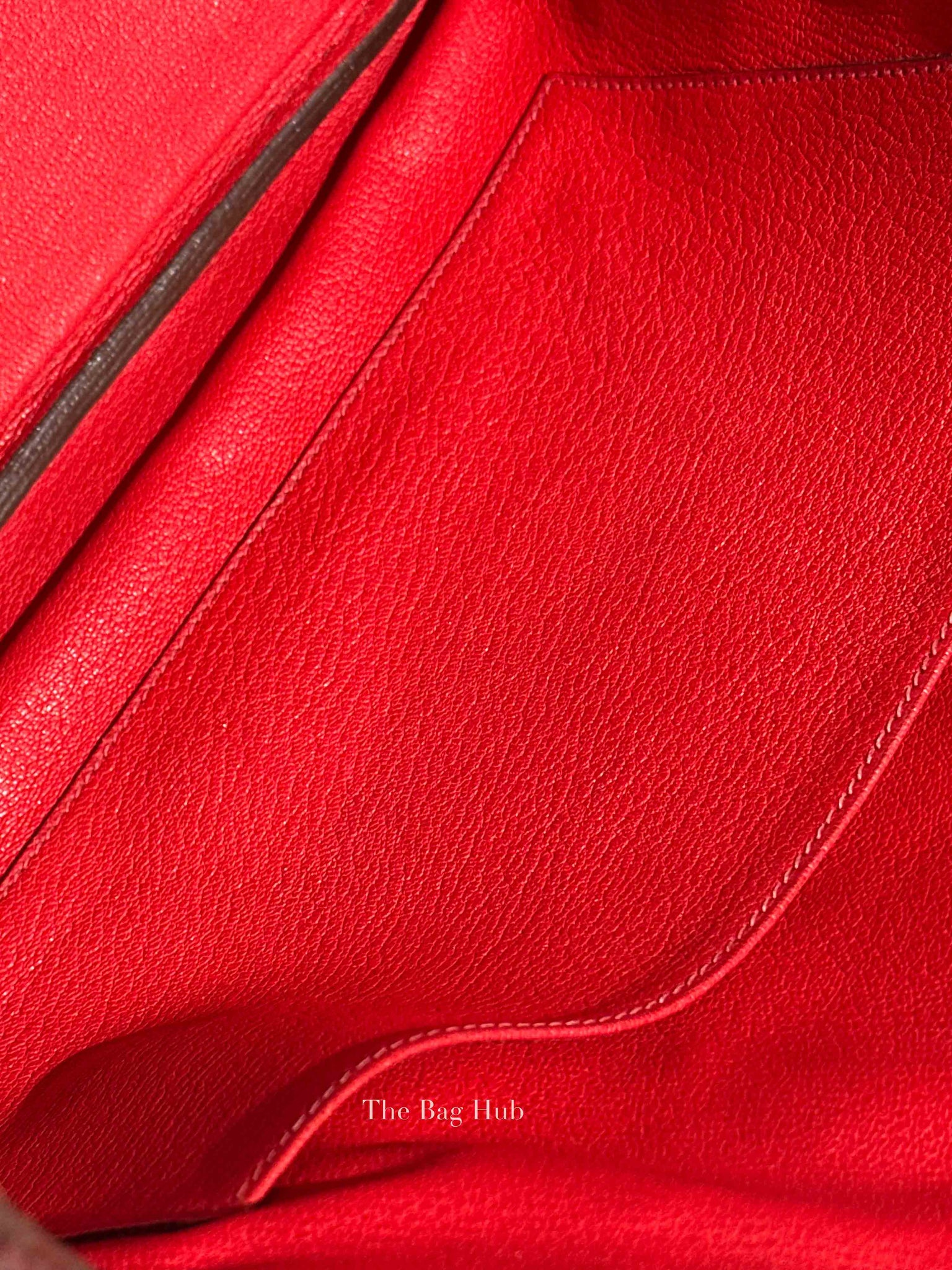 Hermes Rubis Leather Birkin 35 Bag