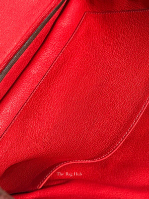 Hermes Rubis Leather Birkin 35 Bag