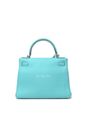 Hermes Tiffany Blue (Blue Atoll) Togo Kelly 28 Handbag PHW
