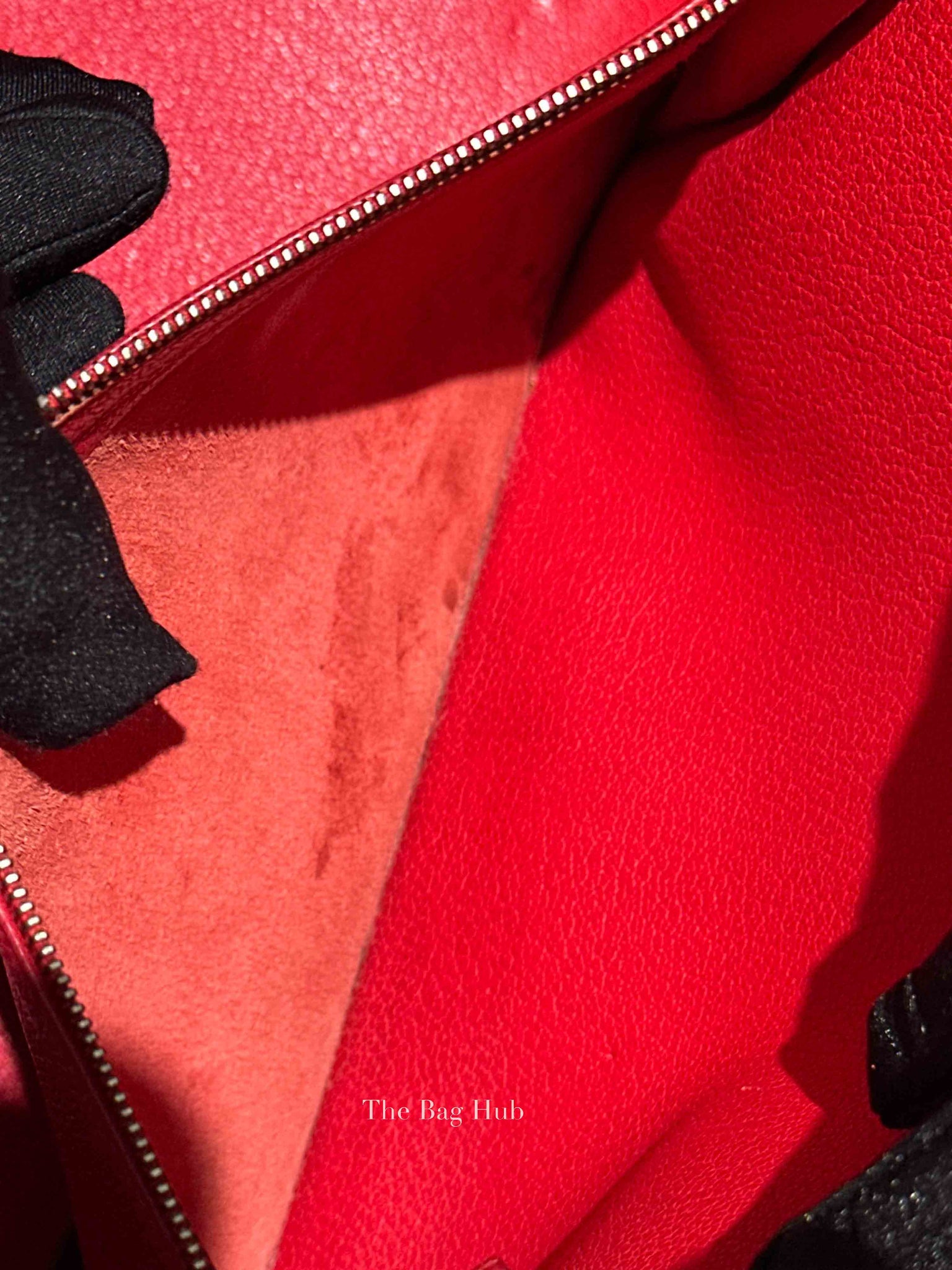 Hermes Rubis Leather Birkin 35 Bag