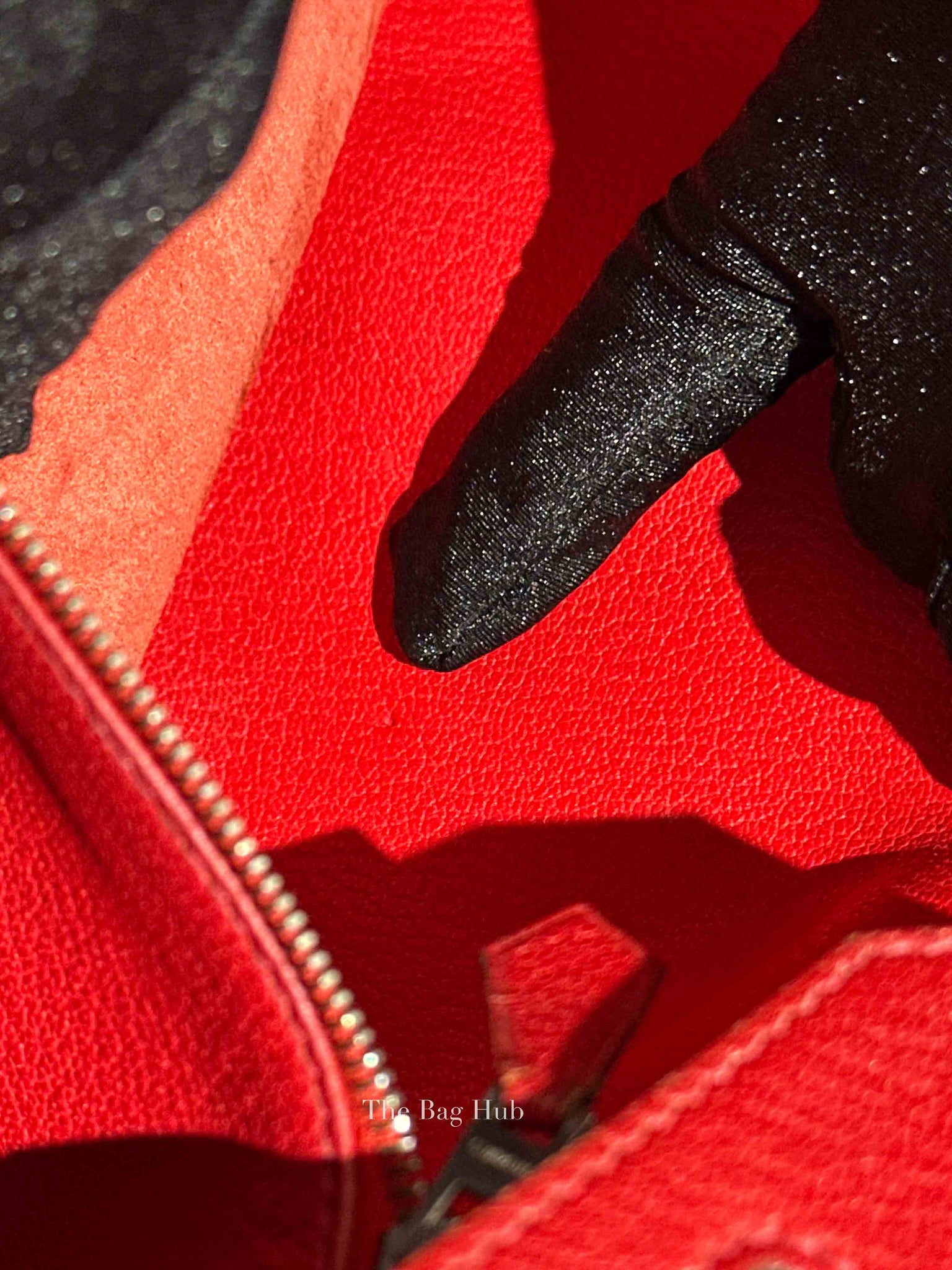 Hermes Rubis Leather Birkin 35 Bag