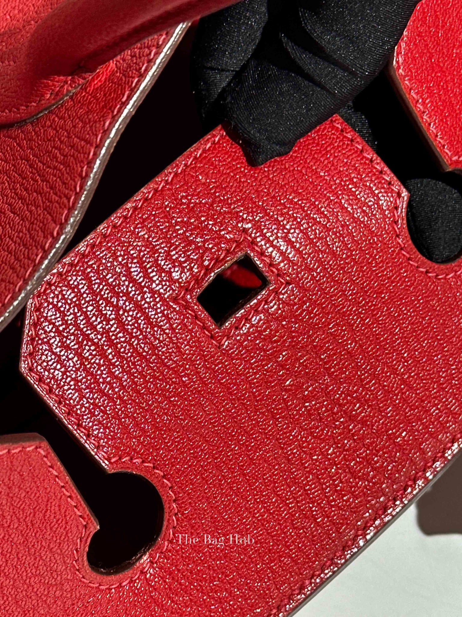 Hermes Rubis Leather Birkin 35 Bag