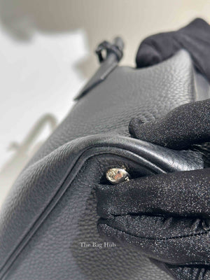 Prada Nero Vitello Daino Double Handle Tote Bag 1BG007 w/o Strap