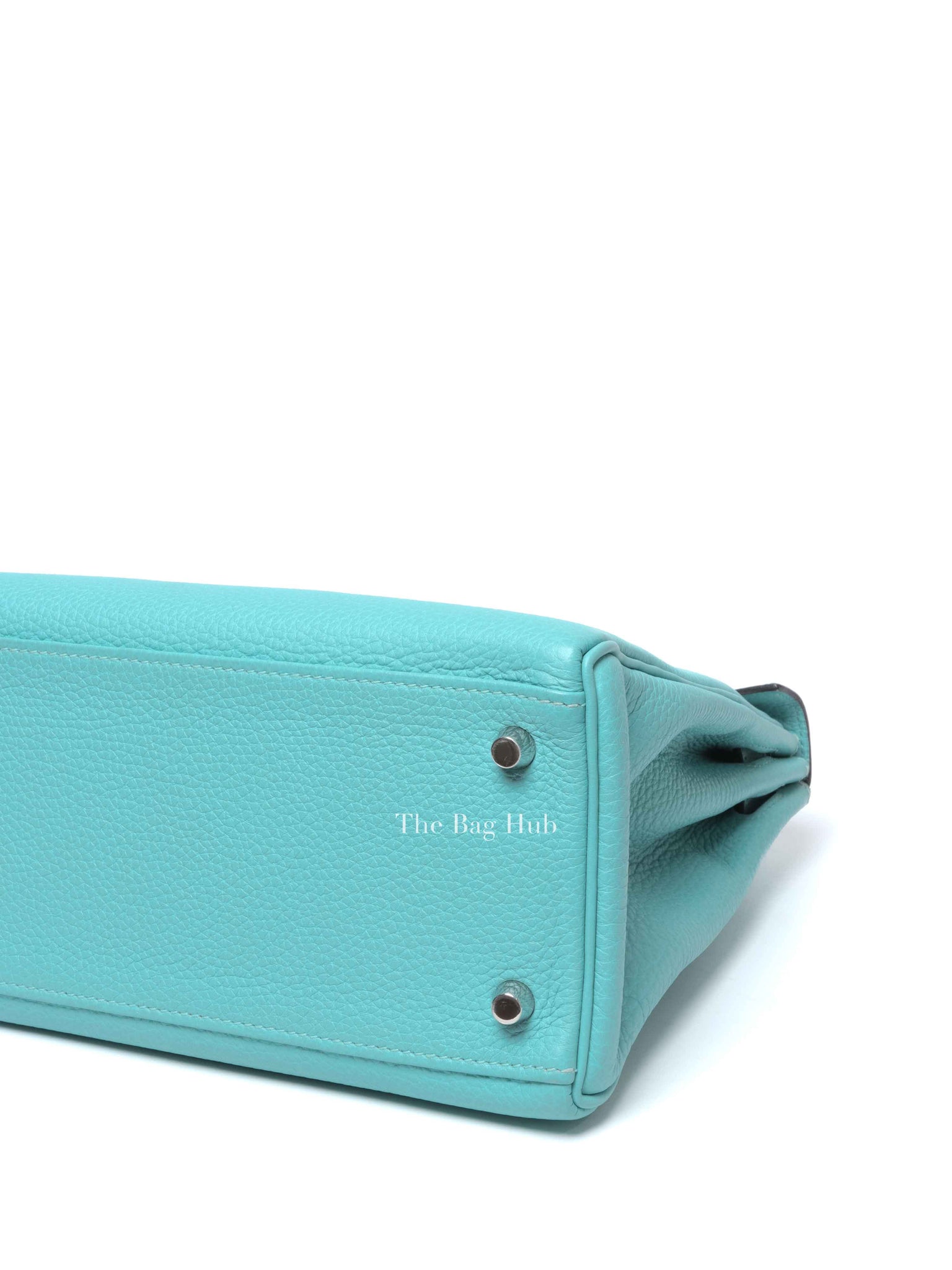 Hermes Tiffany Blue (Blue Atoll) Togo Kelly 28 Handbag PHW