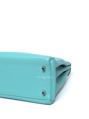 Hermes Tiffany Blue (Blue Atoll) Togo Kelly 28 Handbag PHW