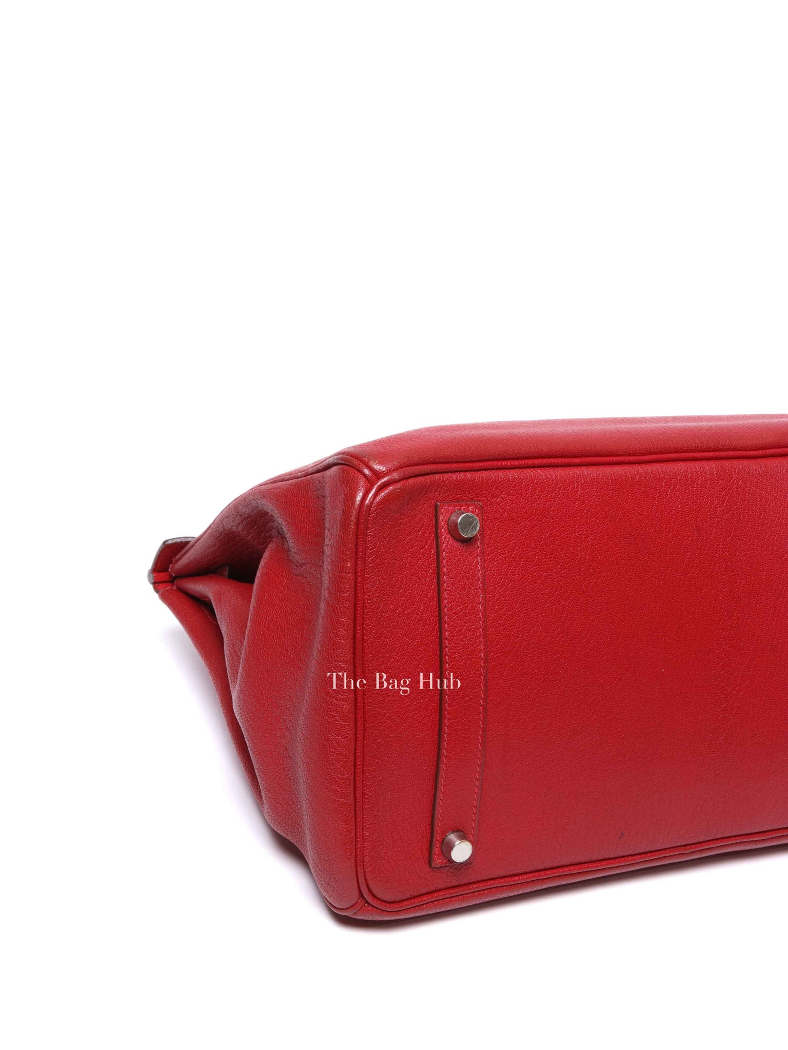 Hermes Rubis Leather Birkin 35 Bag