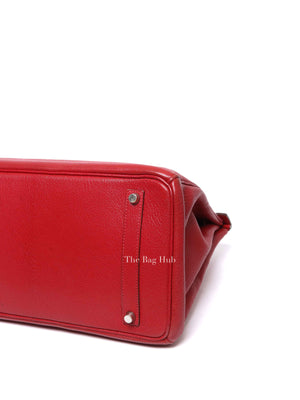 Hermes Rubis Leather Birkin 35 Bag