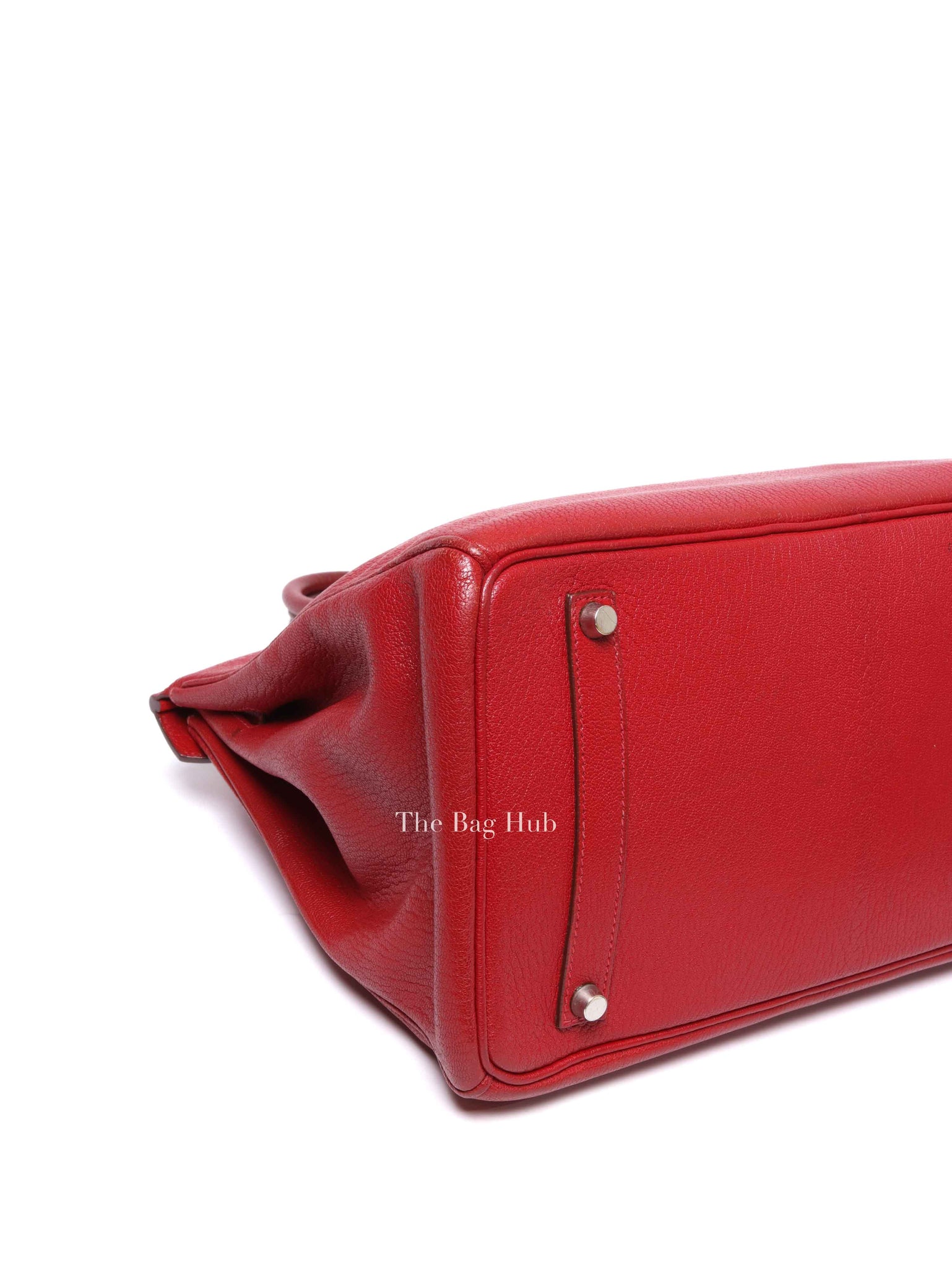 Hermes Rubis Leather Birkin 35 Bag