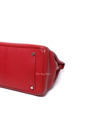 Hermes Rubis Leather Birkin 35 Bag
