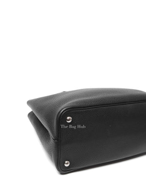 Prada Nero Vitello Daino Double Handle Tote Bag 1BG007 w/o Strap