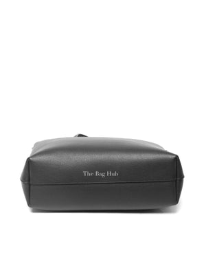 Saint Laurent Black Leather Toy Shopping Tote Bag