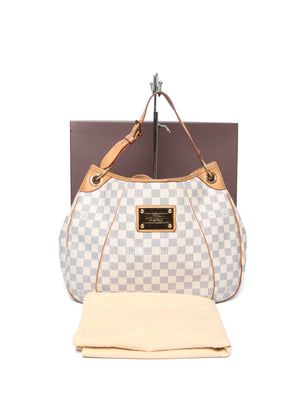 Louis Vuitton Damier Azur Leather Galliera PM Bag