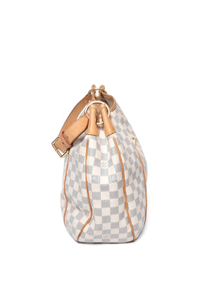 Louis Vuitton Damier Azur Leather Galliera PM Bag