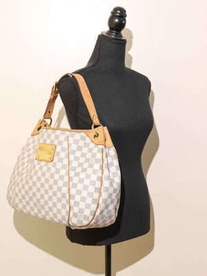 Louis Vuitton Damier Azur Leather Galliera PM Bag