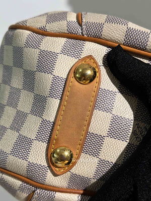 Louis Vuitton Damier Azur Leather Galliera PM Bag