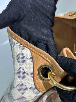 Louis Vuitton Damier Azur Leather Galliera PM Bag