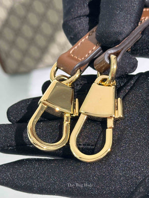 Gucci Beige/Ebony GG Supreme Canvas and Leather GG Small Tote Bag