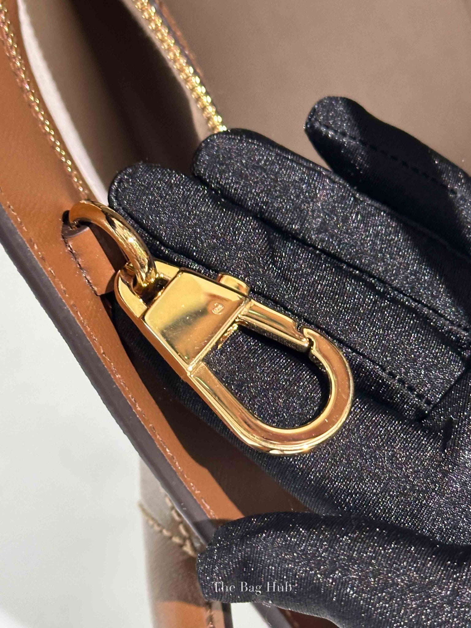 Gucci Beige/Ebony GG Supreme Canvas and Leather GG Small Tote Bag