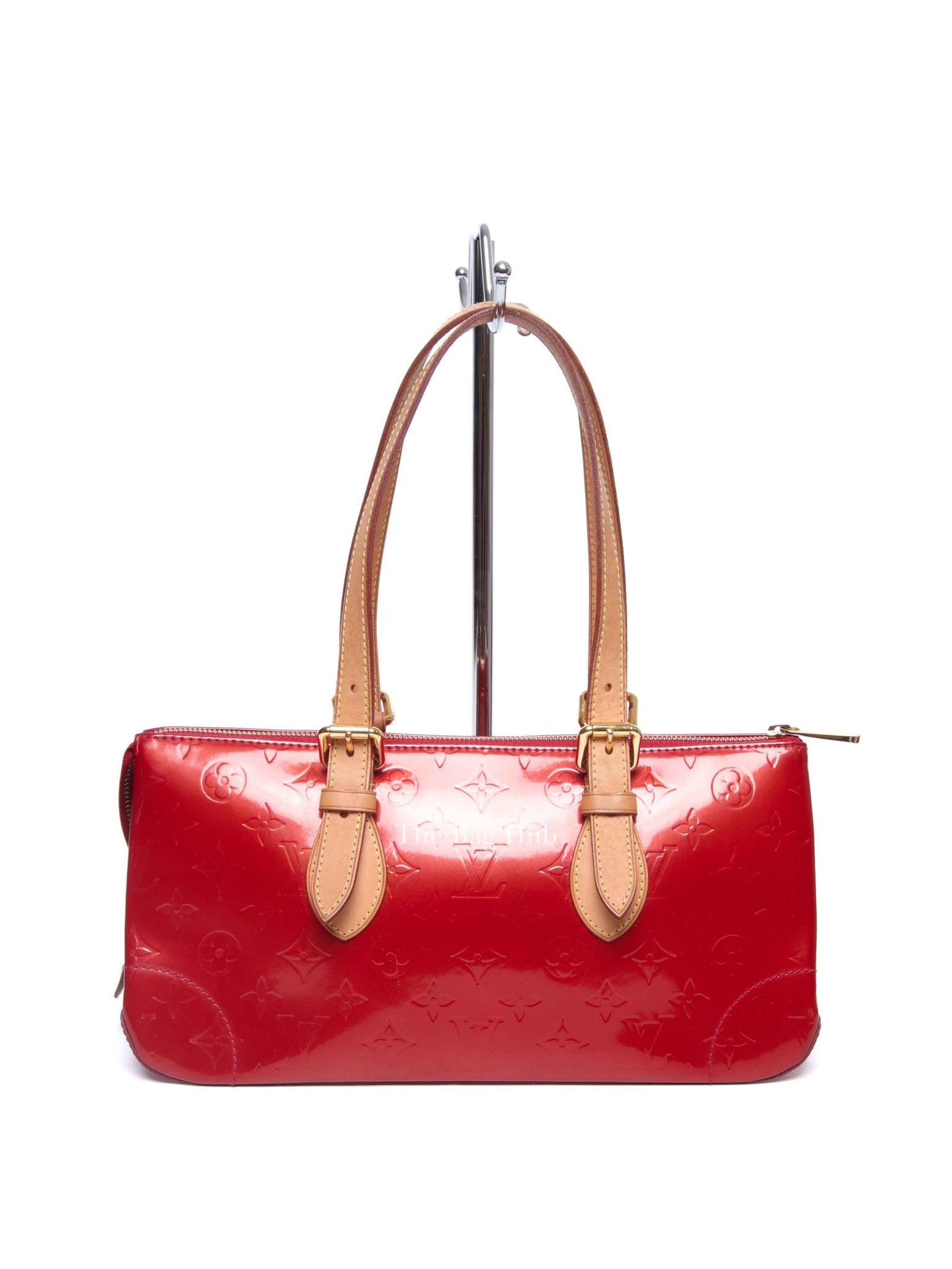Louis Vuitton Pomme D' Amour Monogram Vernis Rosewood Avenue Bag