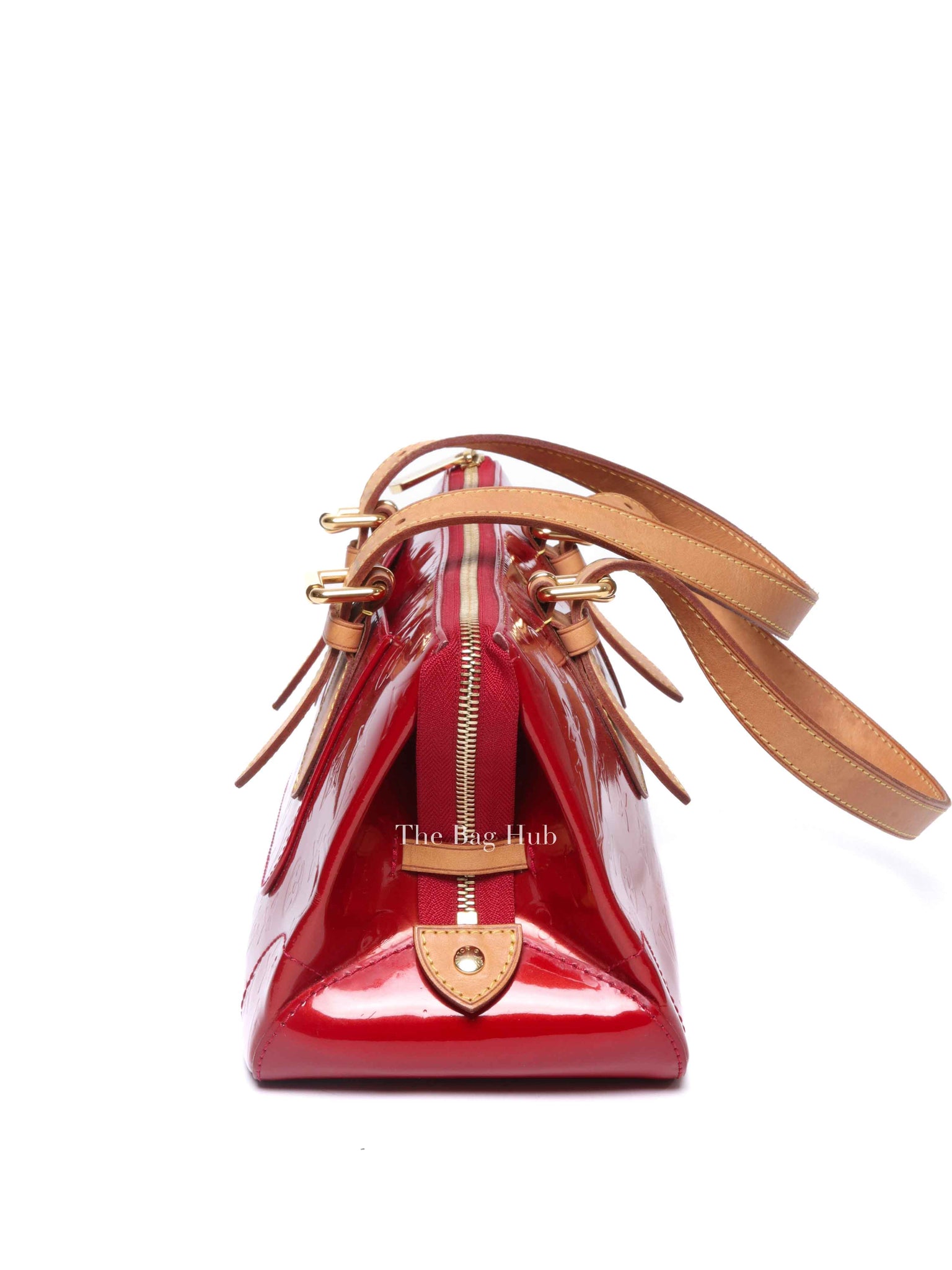 Louis Vuitton Pomme D' Amour Monogram Vernis Rosewood Avenue Bag