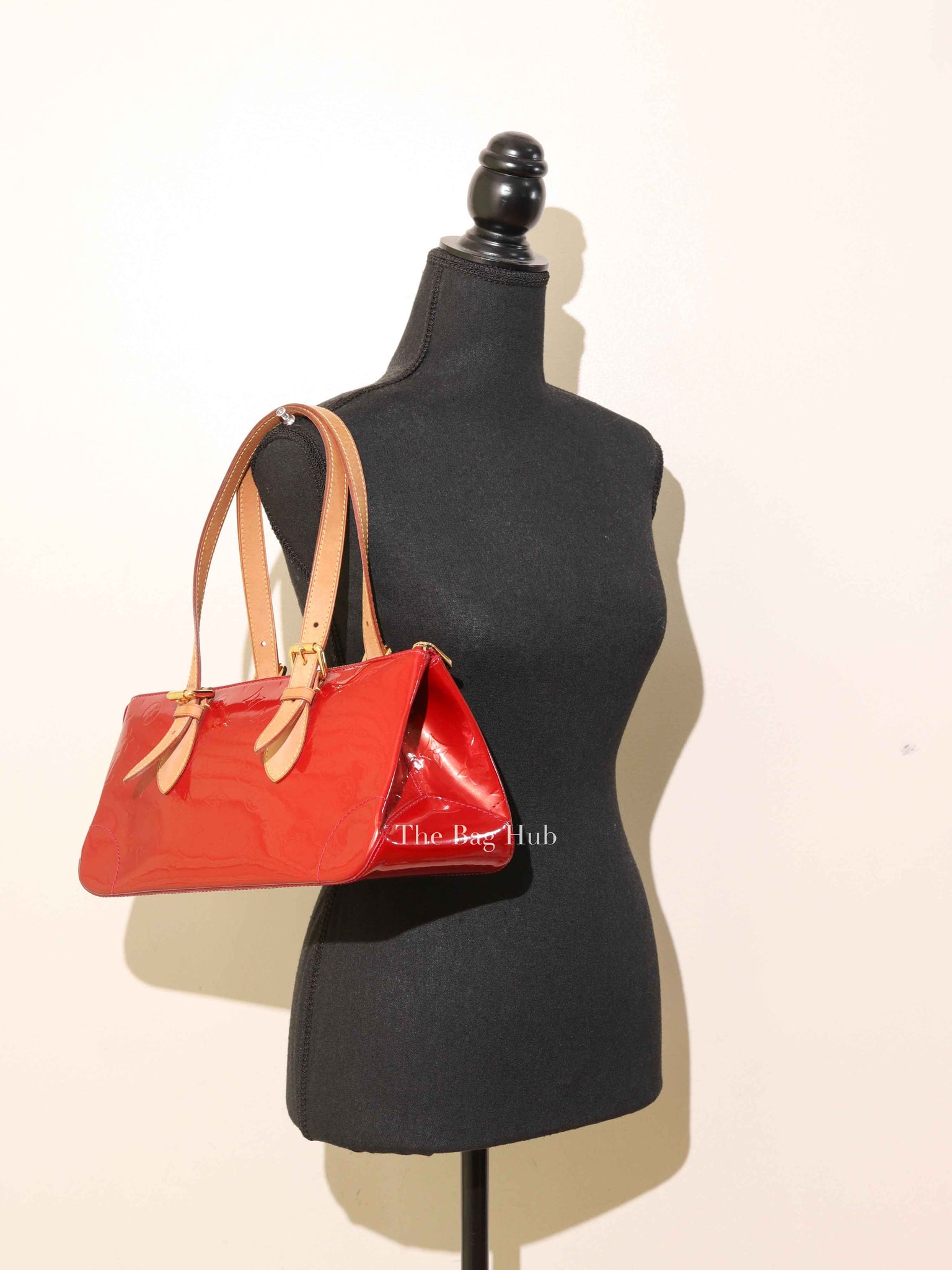 Louis Vuitton Pomme D' Amour Monogram Vernis Rosewood Avenue Bag