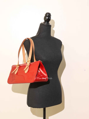 Louis Vuitton Pomme D' Amour Monogram Vernis Rosewood Avenue Bag