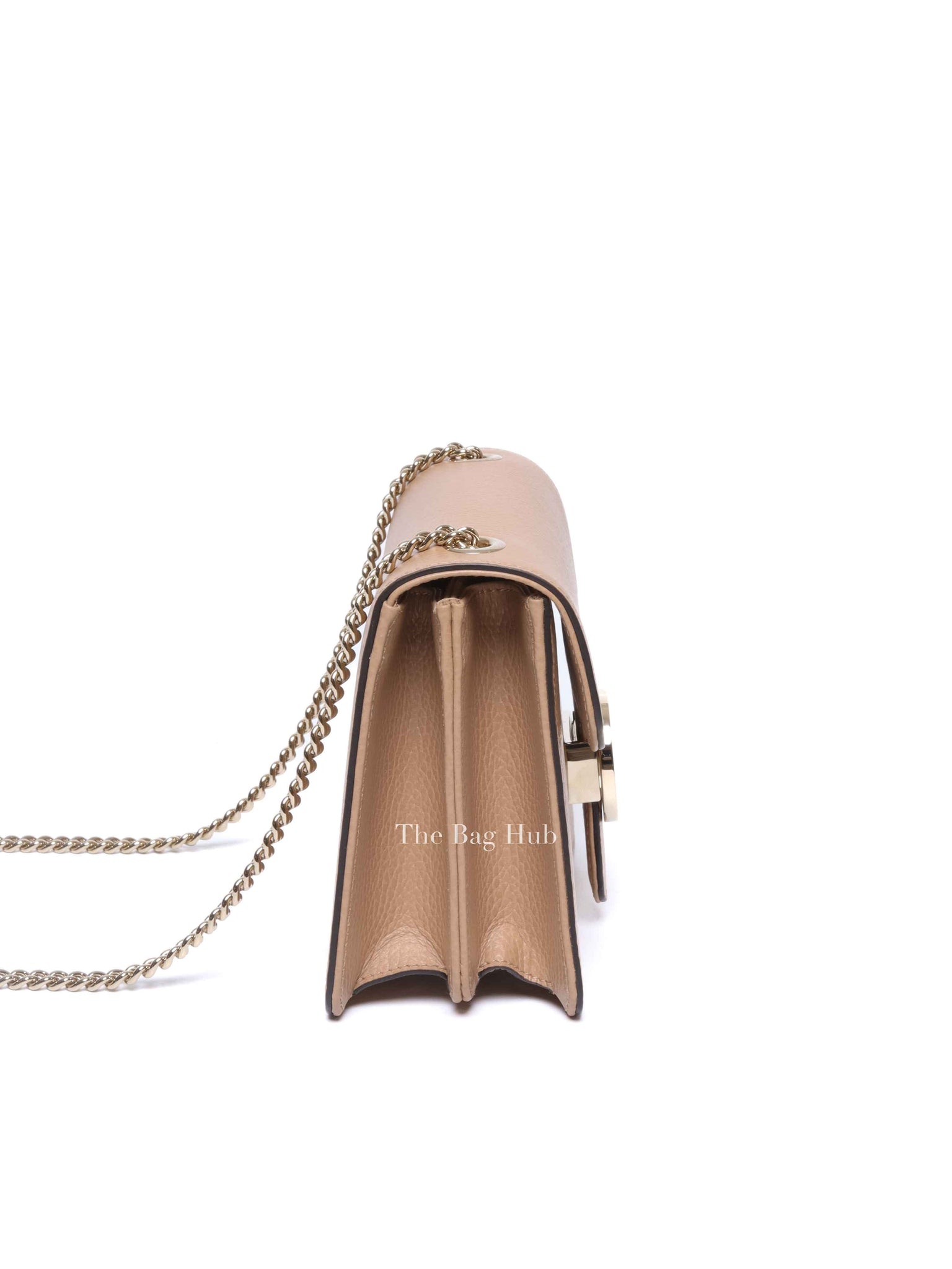 Gucci Camelia Leather Interlocking G Small Shoulder Bag