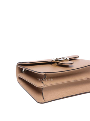 Gucci Camelia Leather Interlocking G Small Shoulder Bag