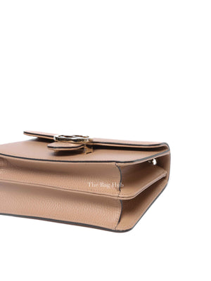 Gucci Camelia Leather Interlocking G Small Shoulder Bag