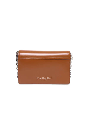 Givenchy Chestnut Calfskin Leather 4G Chain Small Shoulder Bag
