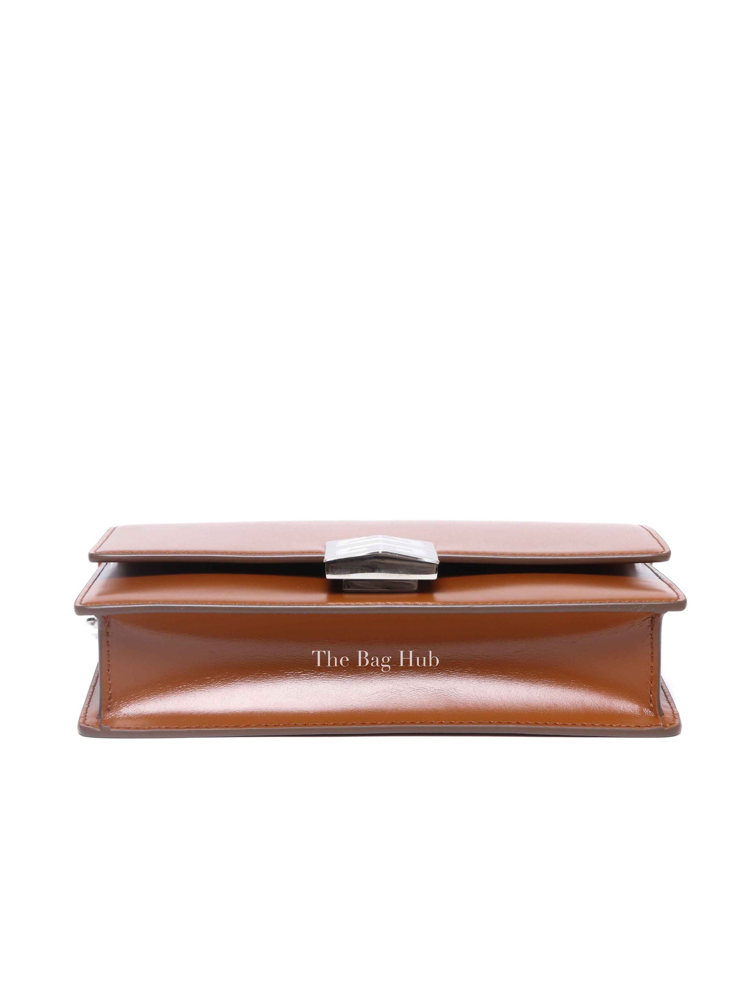 Givenchy Chestnut Calfskin Leather 4G Chain Small Shoulder Bag