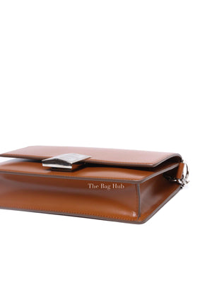 Givenchy Chestnut Calfskin Leather 4G Chain Small Shoulder Bag