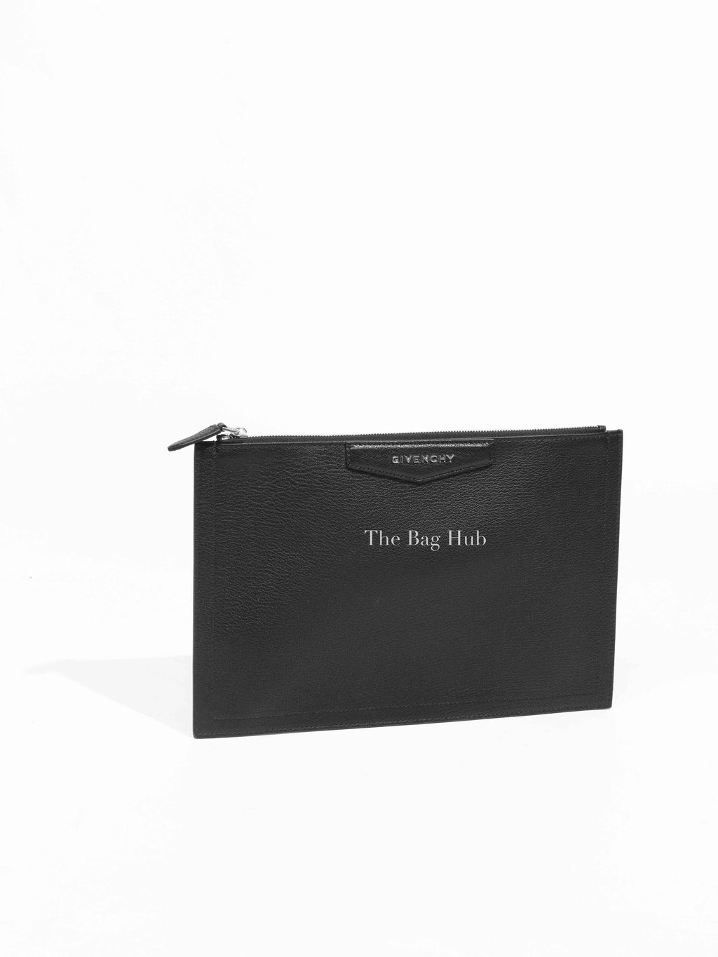 Givenchy Black Sugar Goatskin Leather Medium Antigona Pochette