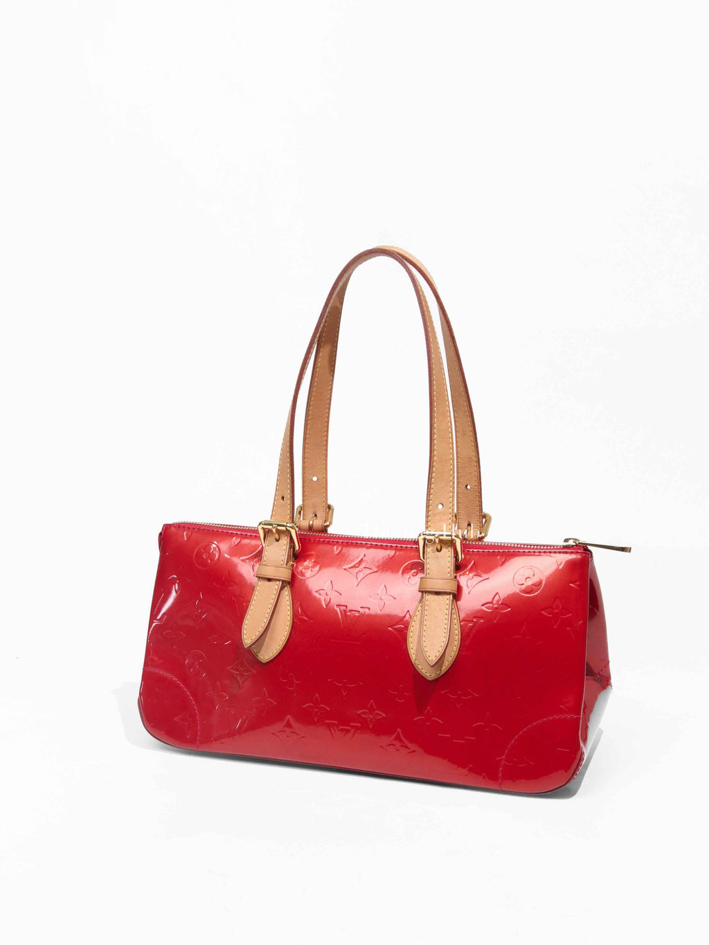 Louis Vuitton Pomme D' Amour Monogram Vernis Rosewood Avenue Bag