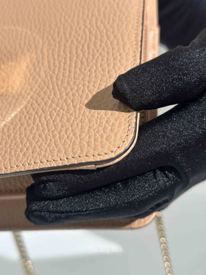 Gucci Camelia Leather Interlocking G Small Shoulder Bag