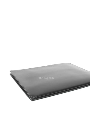 Saint Laurent Black Shiny Calfskin Tiny Monogram Document Holder
