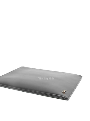 Saint Laurent Black Shiny Calfskin Tiny Monogram Document Holder