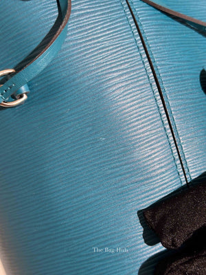 Louis Vuitton Cyan Epi Neverfull MM Bag