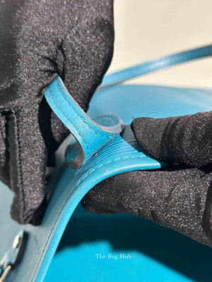 Louis Vuitton Cyan Epi Neverfull MM Bag
