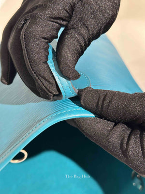 Louis Vuitton Cyan Epi Neverfull MM Bag