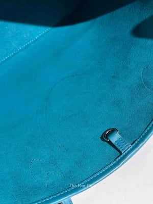 Louis Vuitton Cyan Epi Neverfull MM Bag